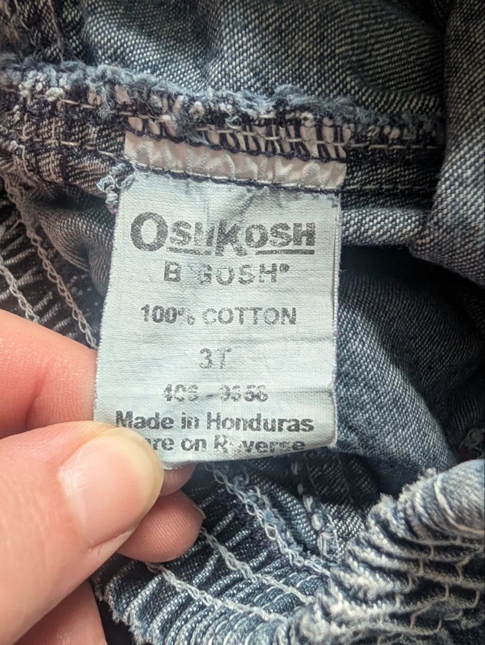 Vintage OshKosh B'gosh Toddler‎ Denim Carpenter Jeans 3T